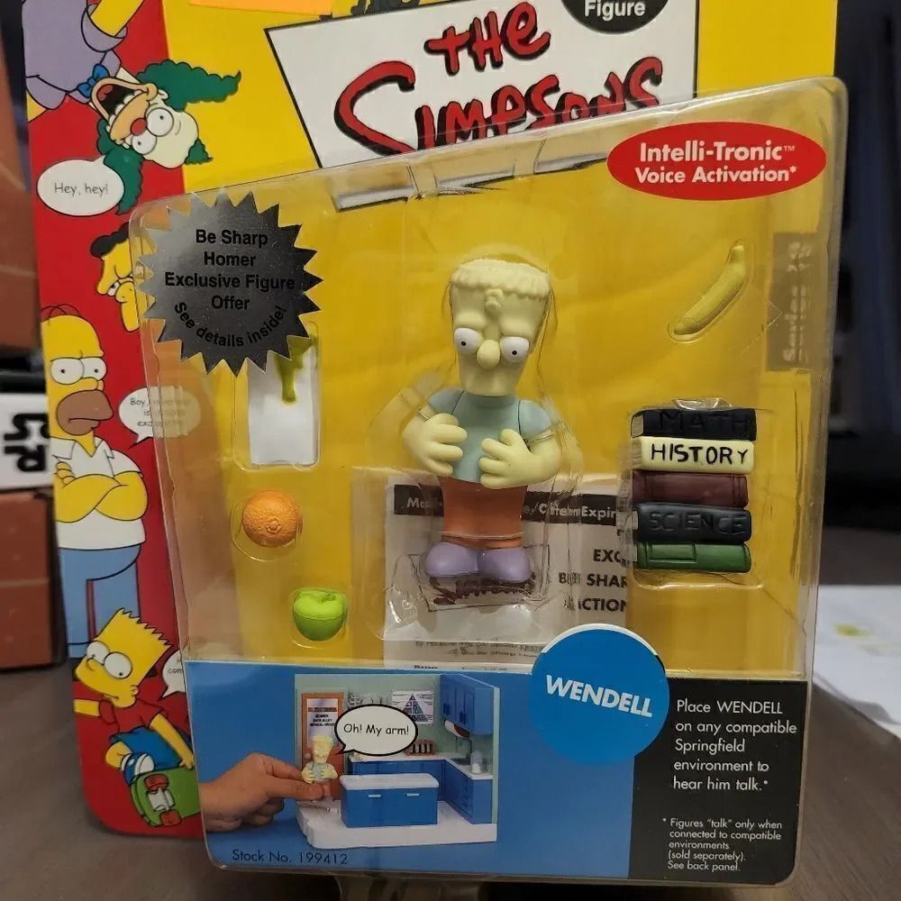 The Simpsons World of Springfield Interactive Character Wendall Figure